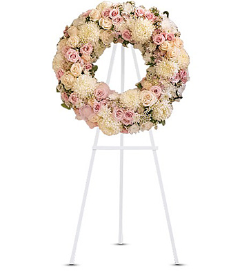 Peace Eternal Wreath from Sharon Elizabeth's Floral Designs in Berlin, CT